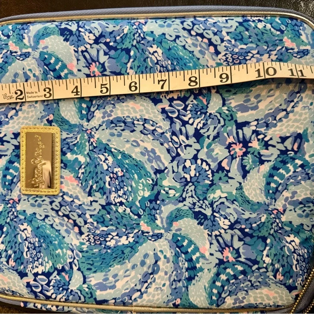 Lily Pulitzer Blue Patterned Women's laptop/iPad organizer